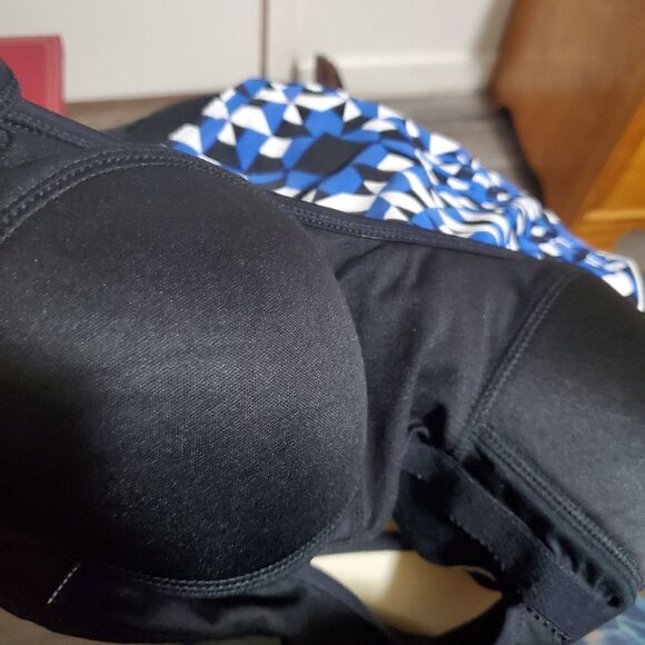 Catalina Blue and White Asymmetric Print Size Large - Picture 9 of 10